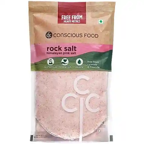 Conscious Food Rock Salt/Uppu, 500 g